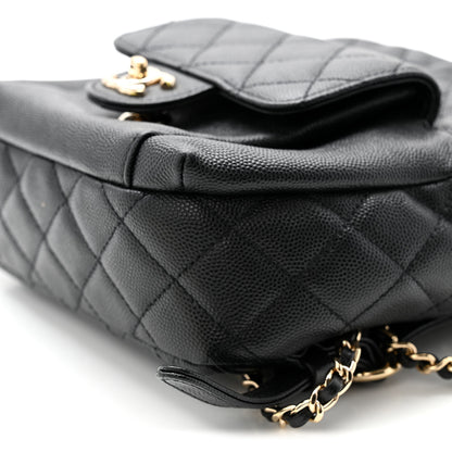 Chanel Caviar Quilted Small CC Day Backpack Black 10 of 10