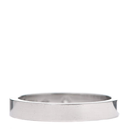 Cartier Platinum Diamond 3mm C De Wedding Band Ring 50 5.25 3 of 7