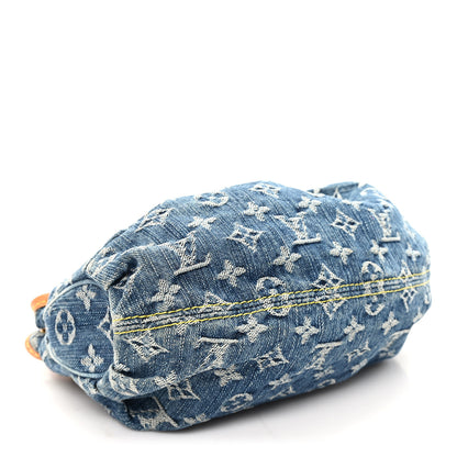 Louis Vuitton Monogram Denim Pleaty Blue 3 of 9