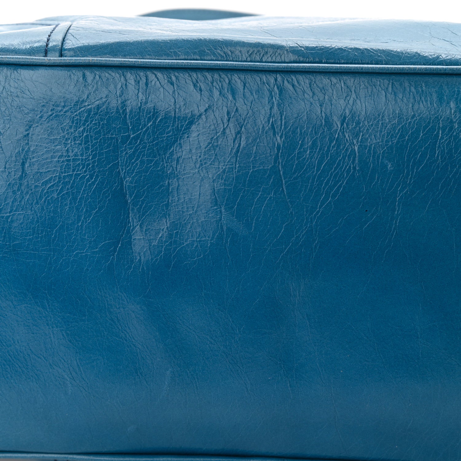 Miu Miu Vitello Shine Top Handle Satchel Oceano 11 of 12