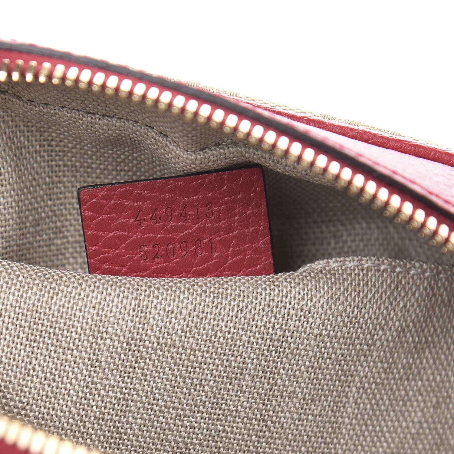 Gucci Monogram Mini Bree Messenger Bag Red 7 of 10