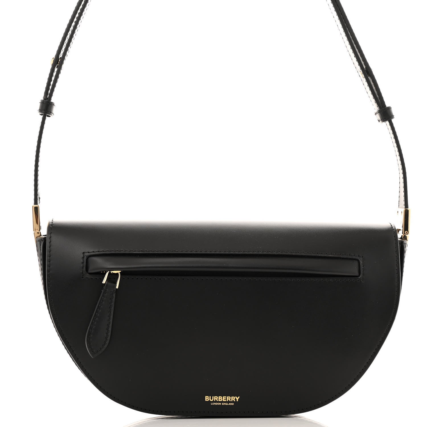 Burberry Calfskin Small Olympia Shoulder Bag Black 7 of 10
