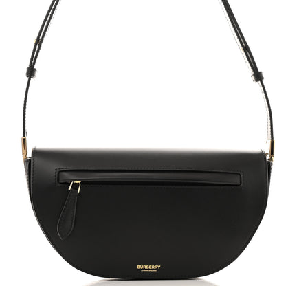 Burberry Calfskin Small Olympia Shoulder Bag Black 7 of 10