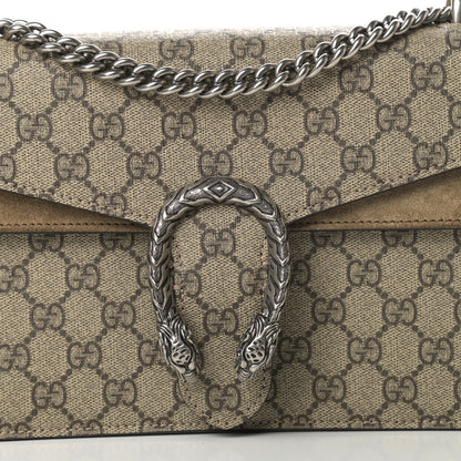 Gucci GG Supreme Monogram Small Dionysus Shoulder Bag Taupe 8 of 13
