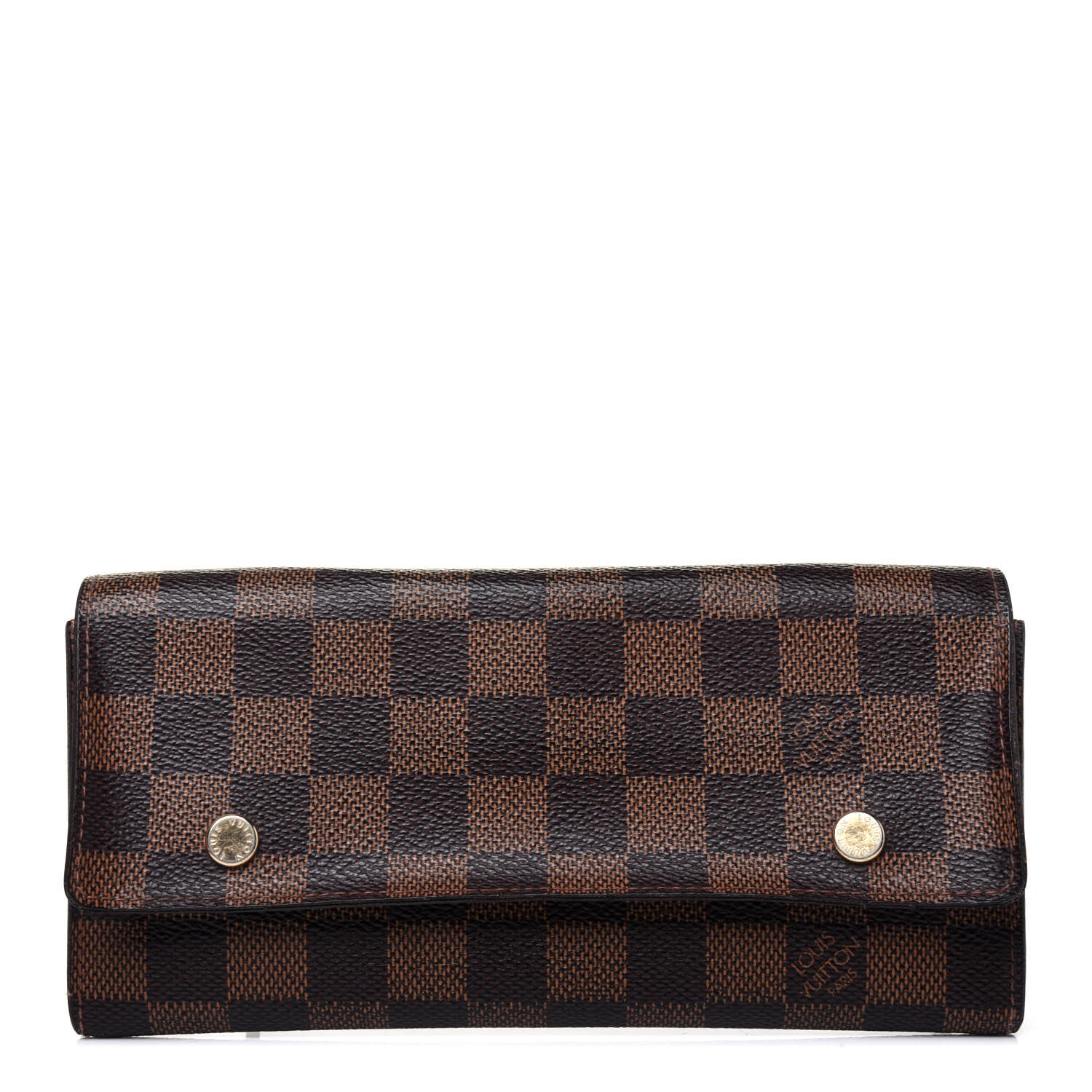 Louis Vuitton Damier Ebene Portefeuille Long Modulable Wallet 1 of 15