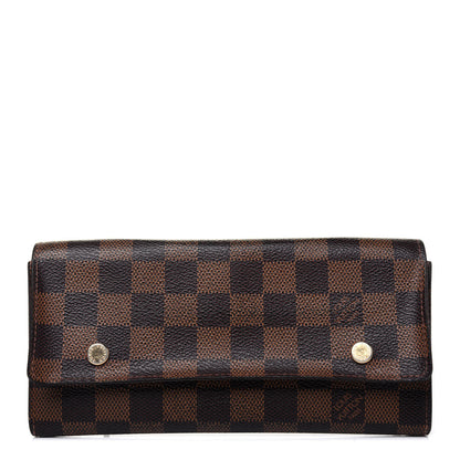 Louis Vuitton Damier Ebene Portefeuille Long Modulable Wallet 1 of 15