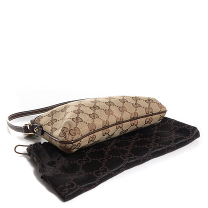 Gucci Monogram Bumble Bee Charm Pochette Brown 4 of 7