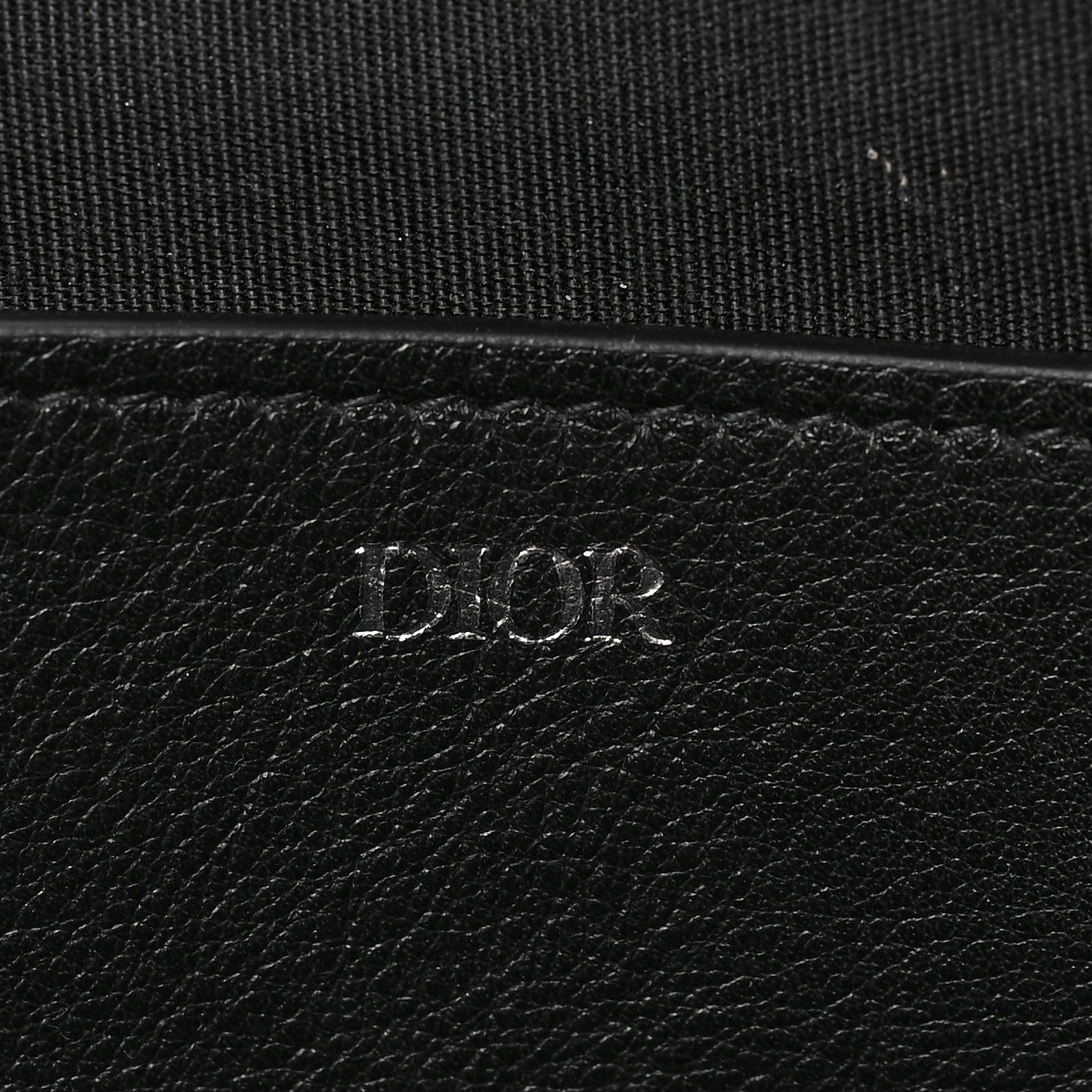 Christian Dior Oblique A4 Flat Pouch Clutch Blue 6 of 8