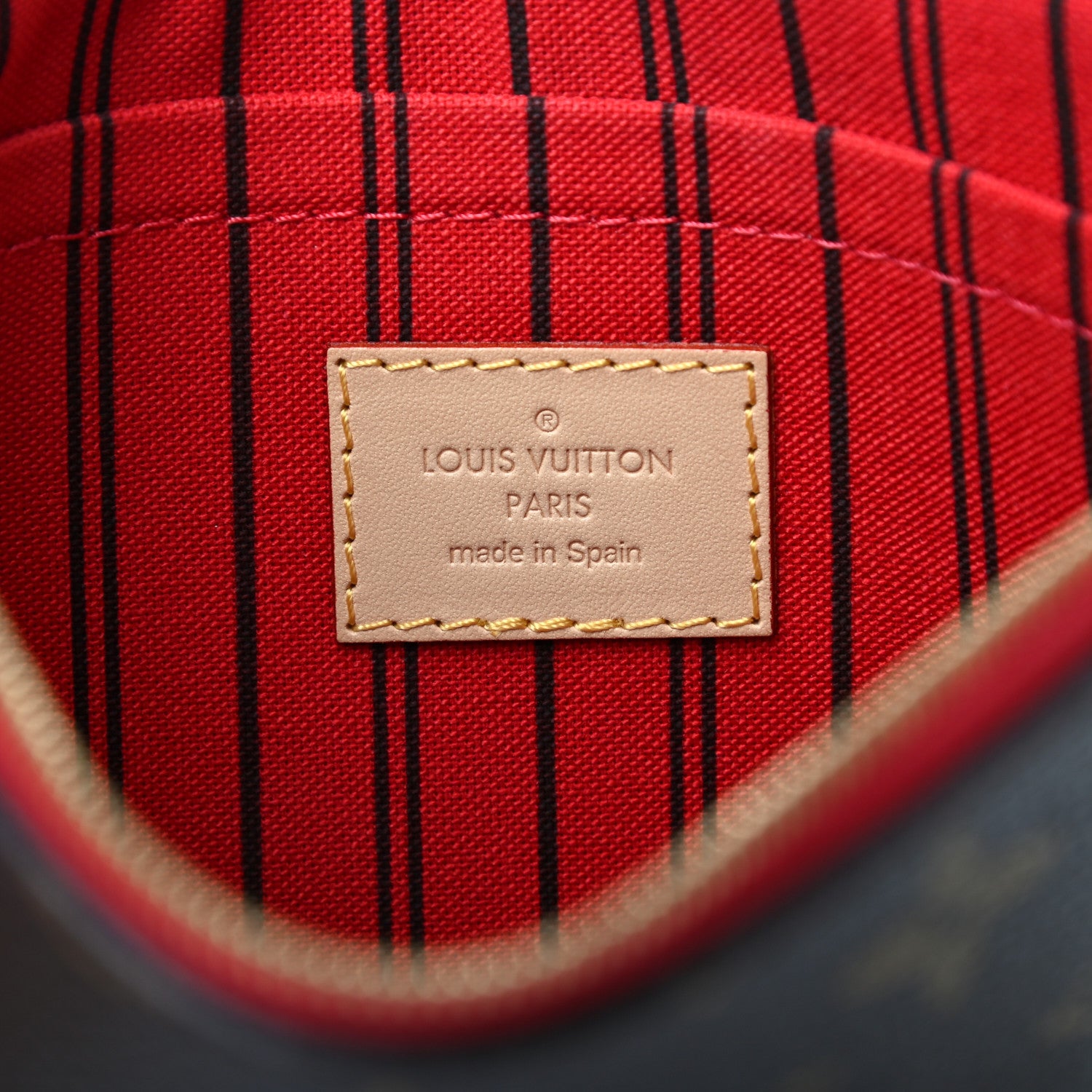 Louis Vuitton Monogram Neverfull MM GM Pochette Cherry 6 of 7