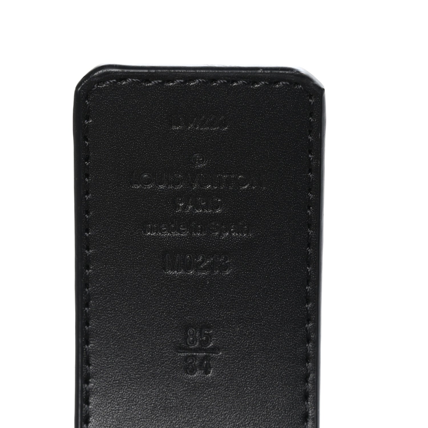 Louis Vuitton Damier Graphite 40mm LV Initiales Belt 85 34 3 of 6