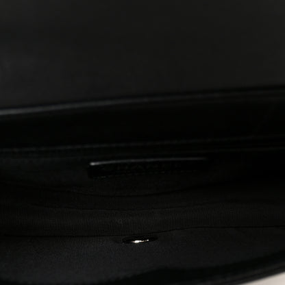 Chanel Sheepskin Quilted Medium Vintage Mademoiselle Flap Black 5 of 11