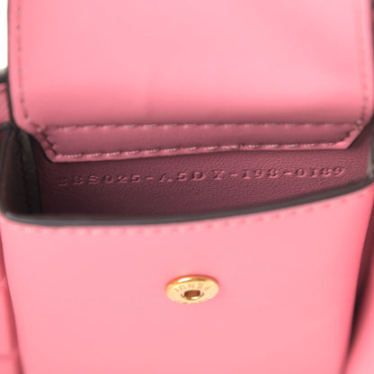 Fendi Vitello Grace Matte 3 Pocket Mini Crossbody Bag Pink 9 of 9