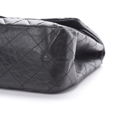 Chanel Aged Calfskin Quilted 2.55 Reissue 226 Flap Black 9 of 17