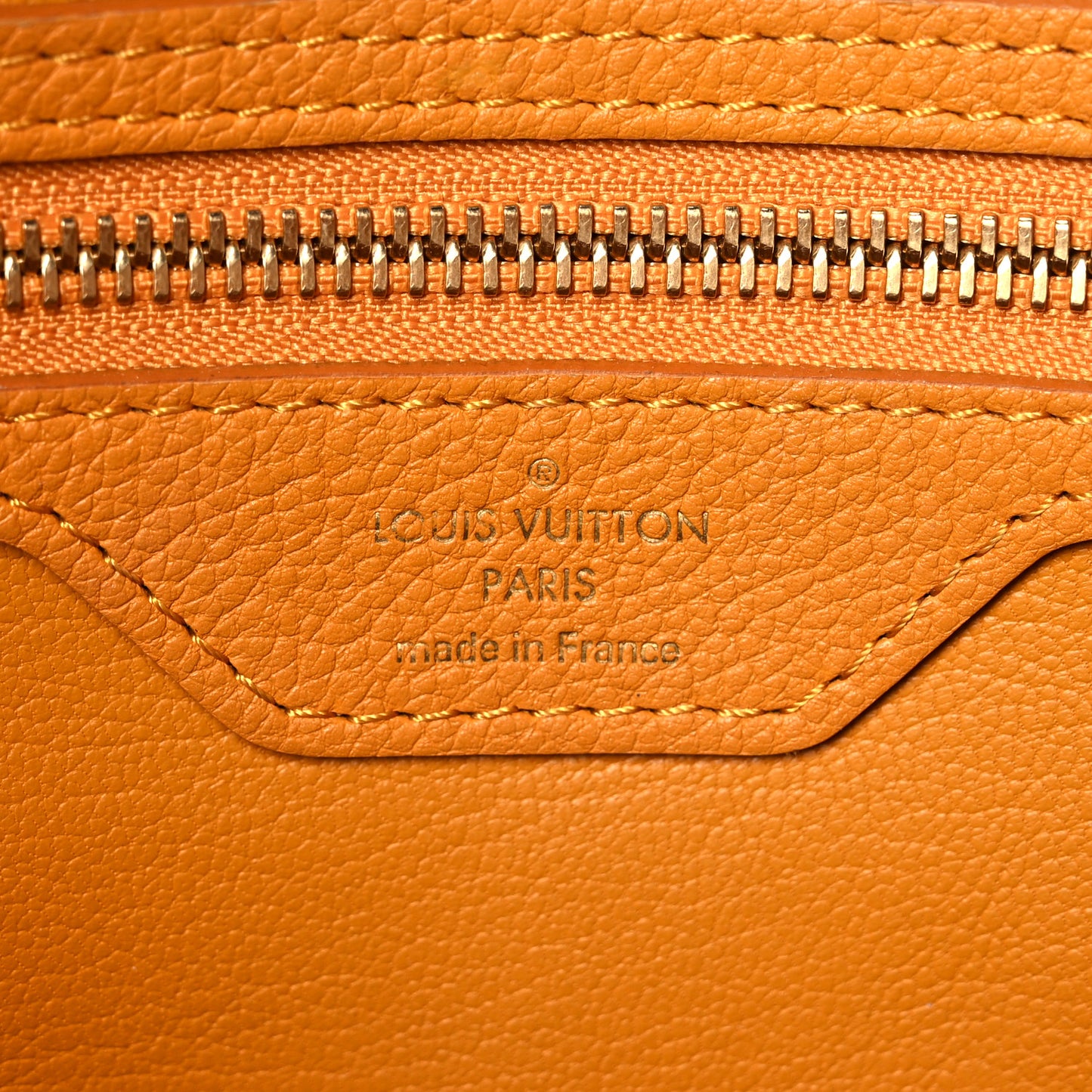 Monogram Ostrich Majestueux PM Yellow