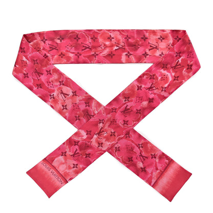 Louis Vuitton Silk Monogram Ikat Summer Bandeau Rose Indien 1 of 5