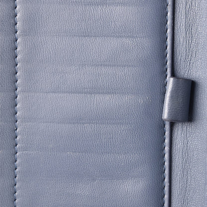 Bottega Veneta Nappa Intrecciato Zip Around Wallet Krim 7 of 15