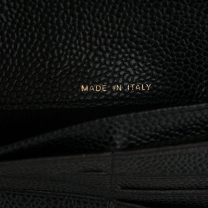 Chanel Caviar Quilted Large Flap Wallet Black 7 of 8