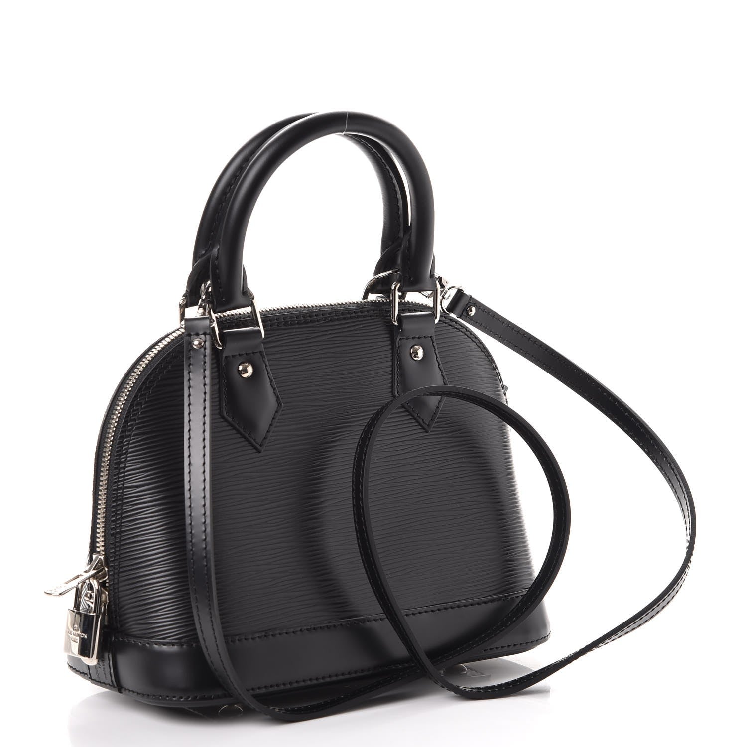 Louis Vuitton Epi Alma BB Black 3 of 7