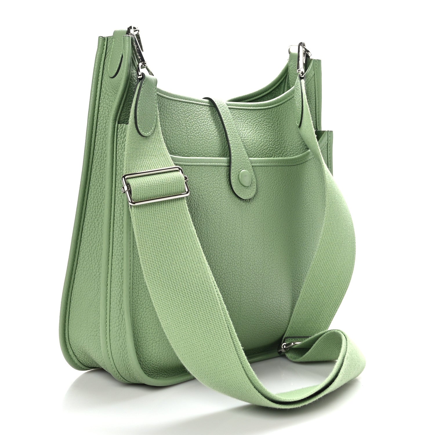 Hermes Taurillon Maurice Evelyne III PM Vert Criquet 3 of 9