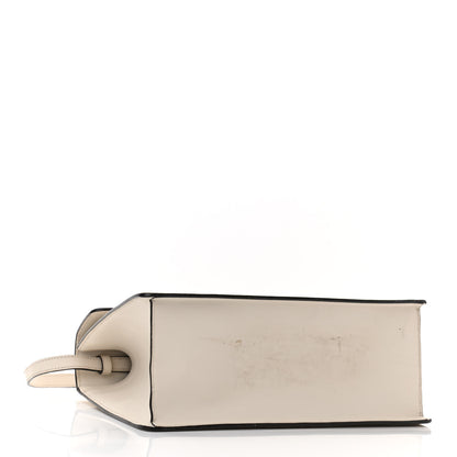 Gucci Calfskin Web Medium Sylvie Top Handle Bag White 5 of 17