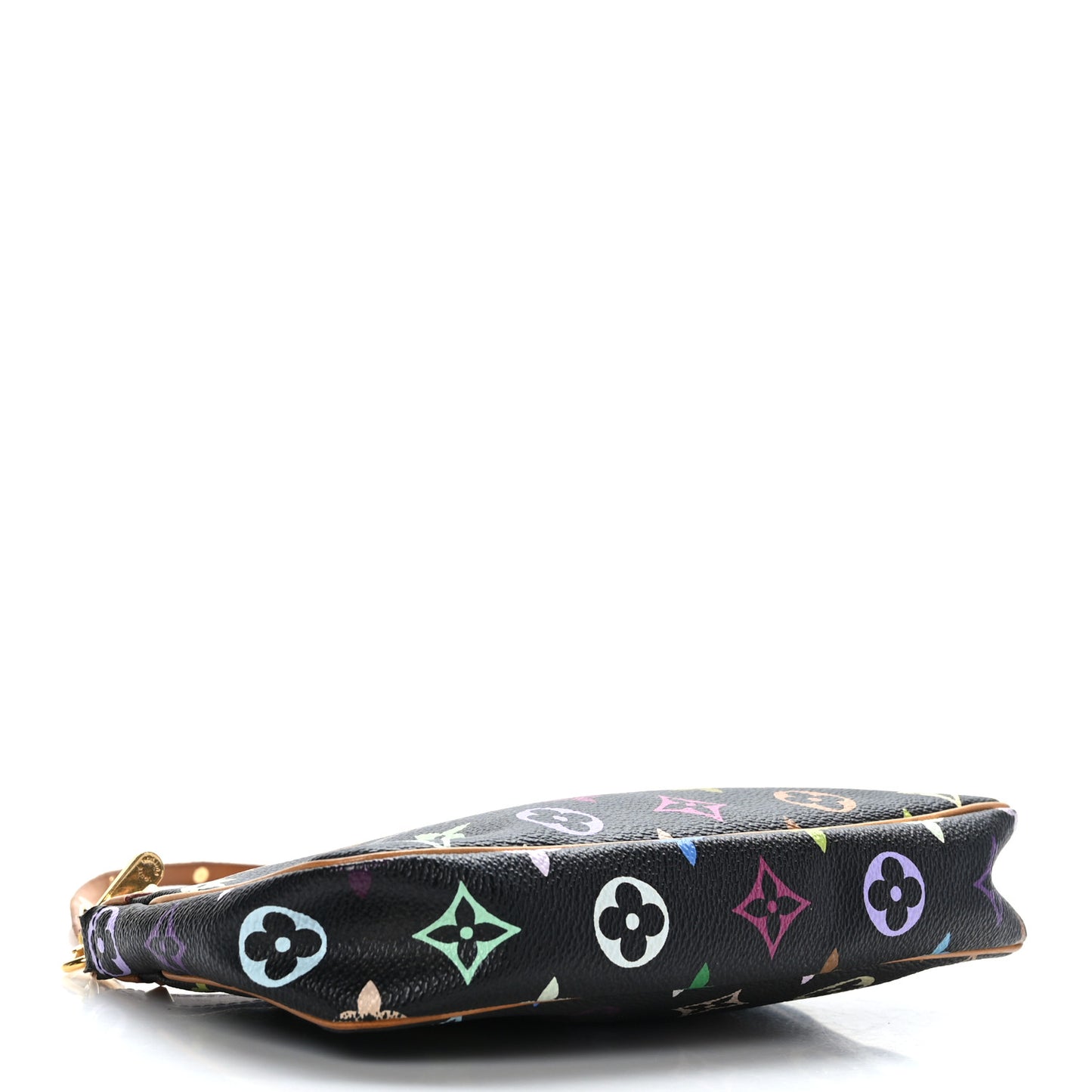 Monogram Multicolor Pochette Accessories Black