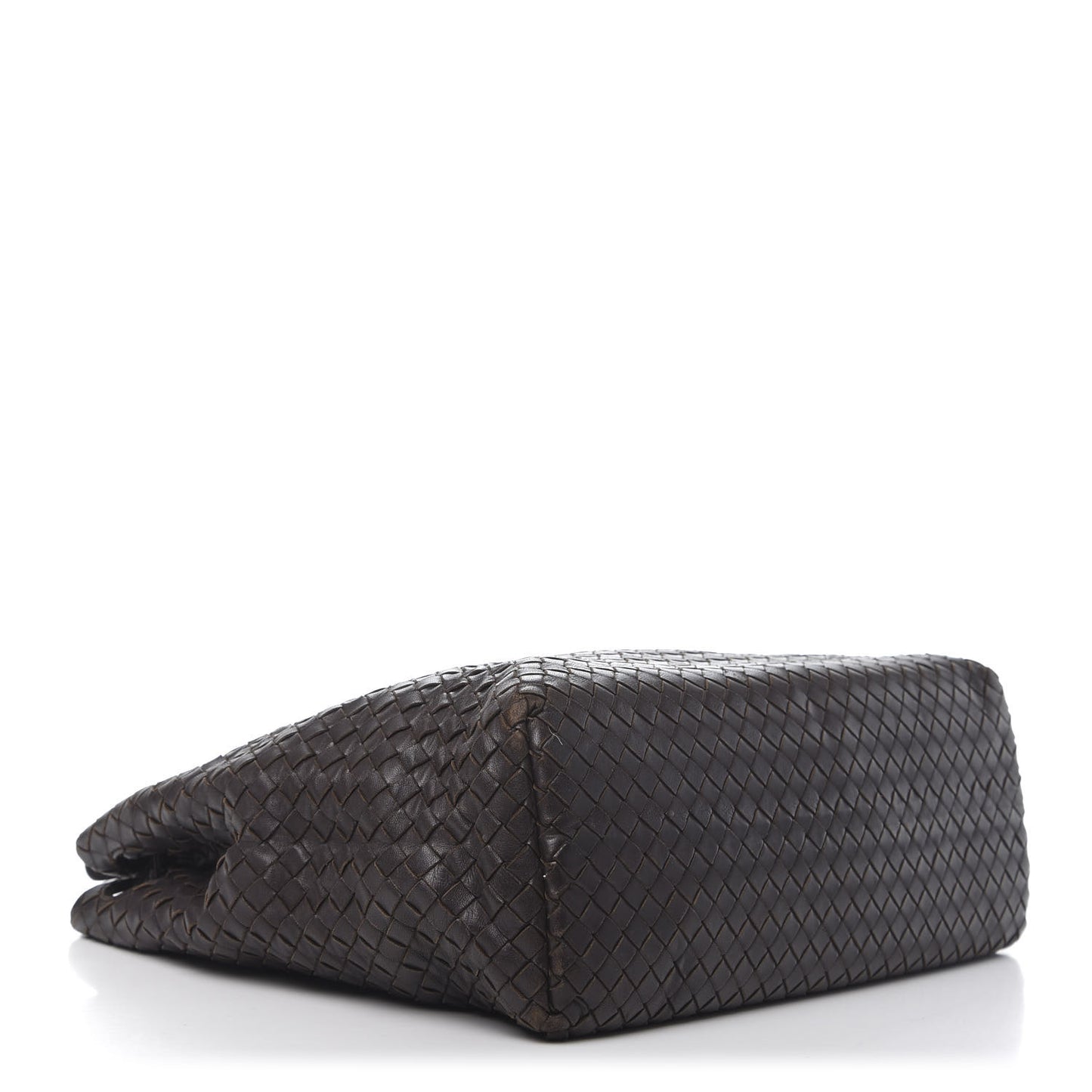Nappa Intrecciato Medium Garda Bag Ebano