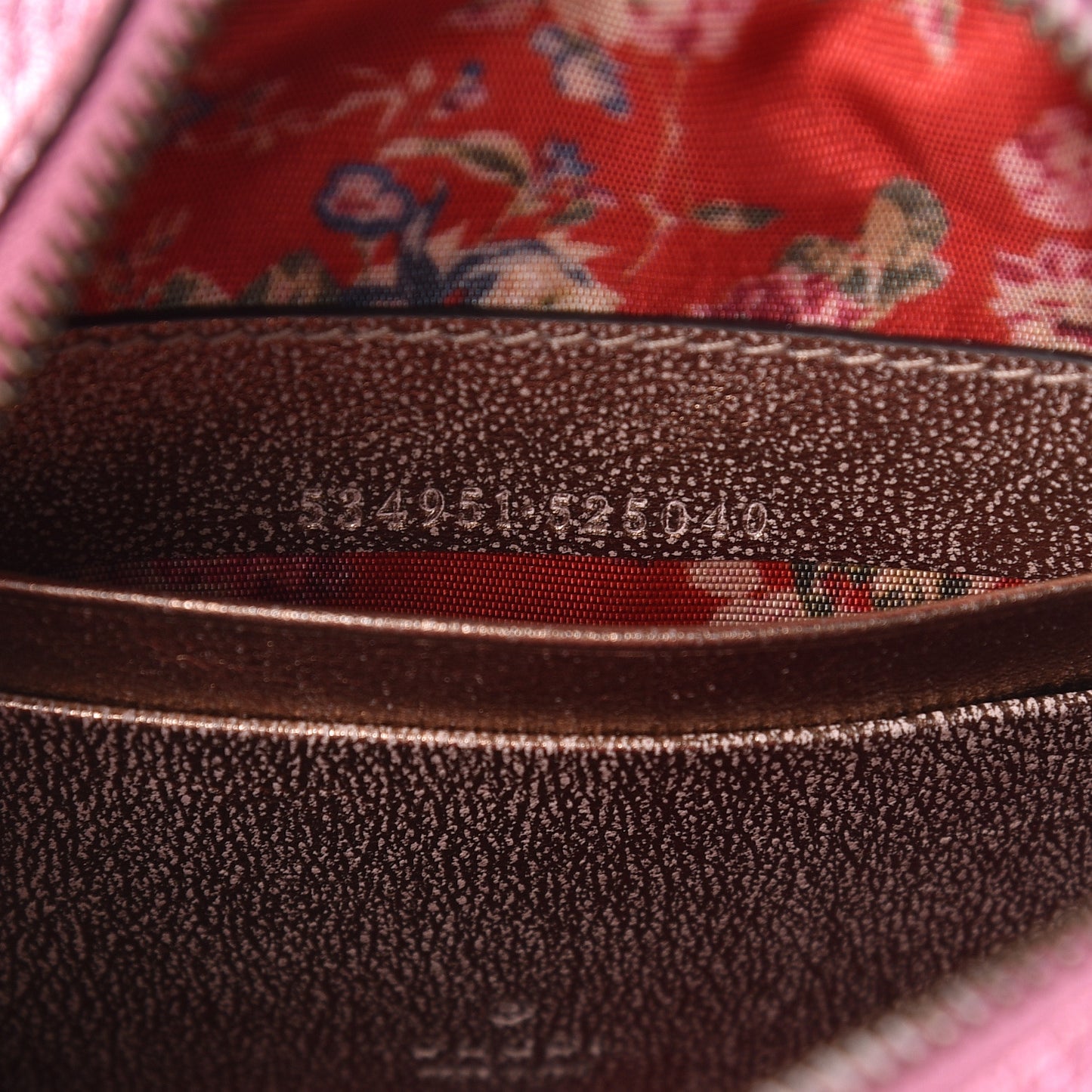 Laminated Nappa Trapuntata Mini Zumi Dome Shoulder Bag Rosa Lago Rame