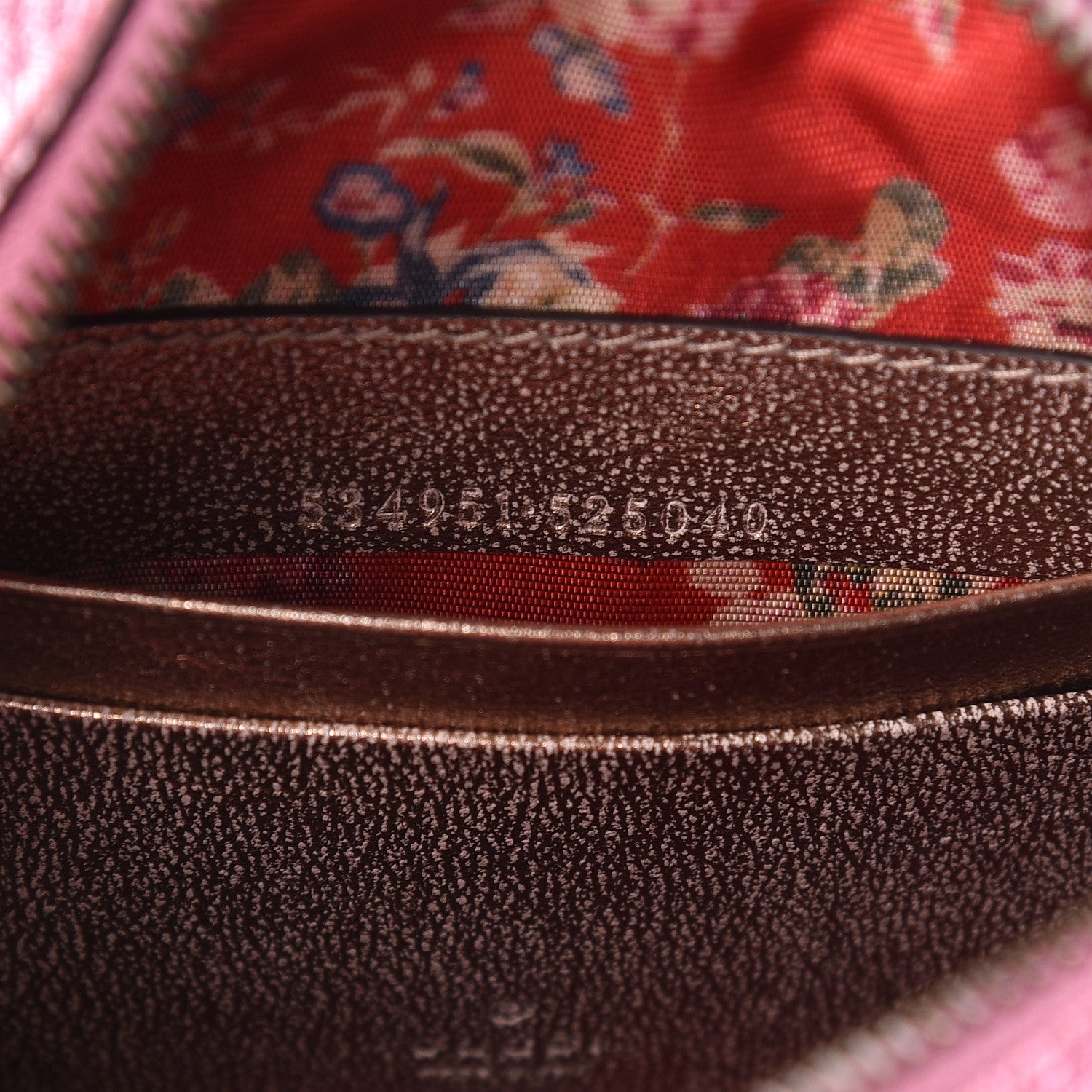 Gucci Laminated Nappa Trapuntata Mini Zumi Dome Shoulder Bag Rosa Lago Rame 6 of 10