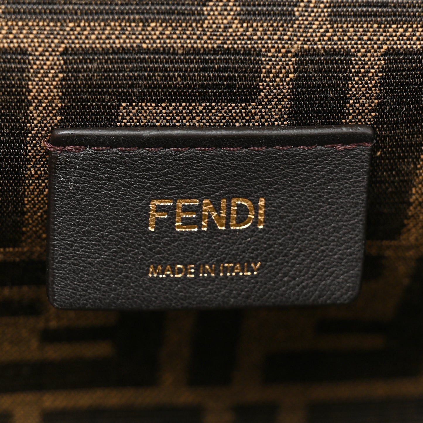 Fox Fur Shiny Nappa Small Fendi First Papavero
