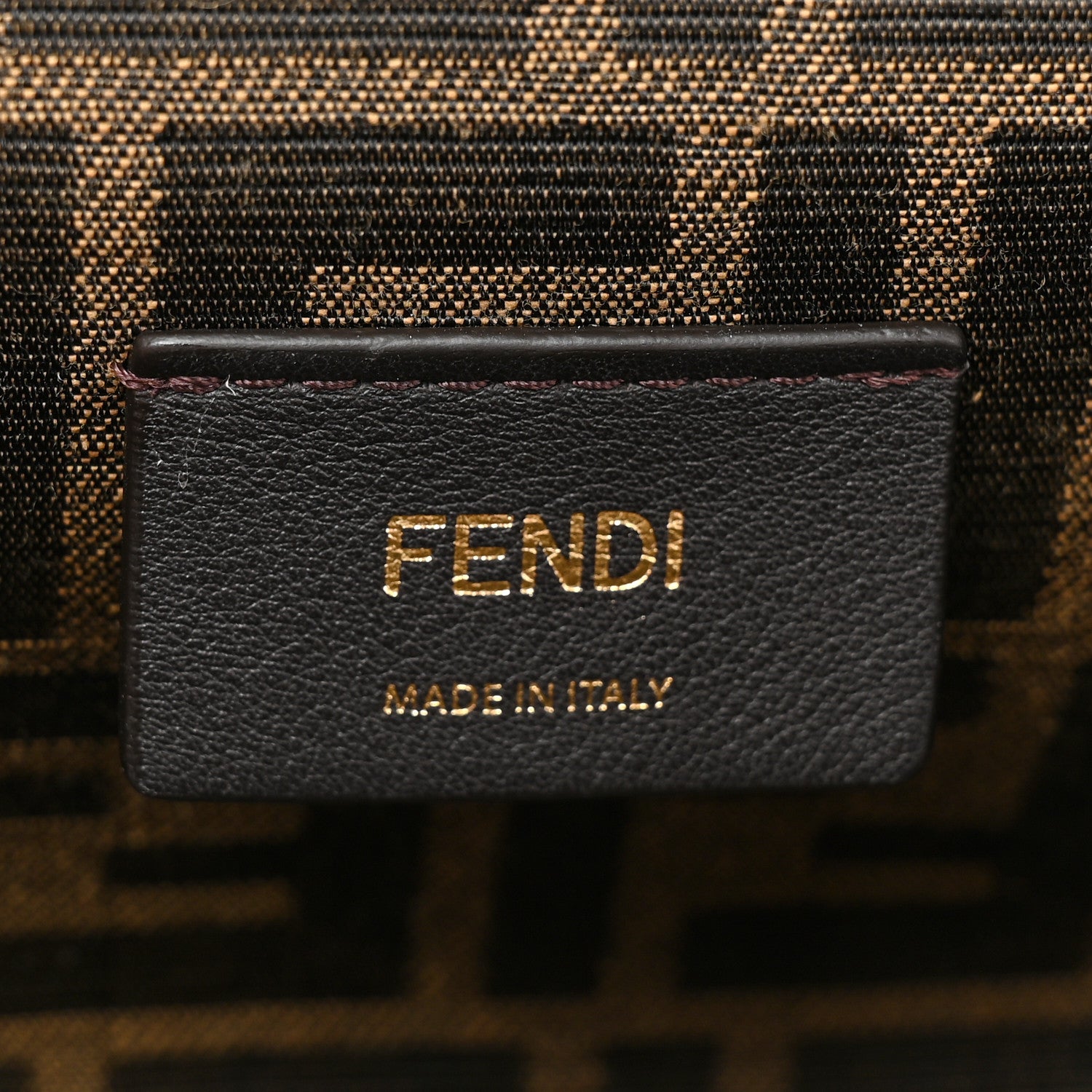 Fendi Fox Fur Shiny Nappa Small Fendi First Papavero 6 of 9