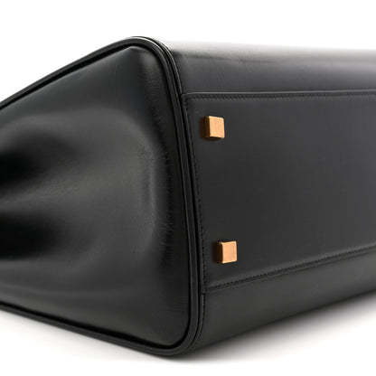 Saint Laurent Smooth Calfskin Manhattan North South Shopper Tote Black 9 of 11