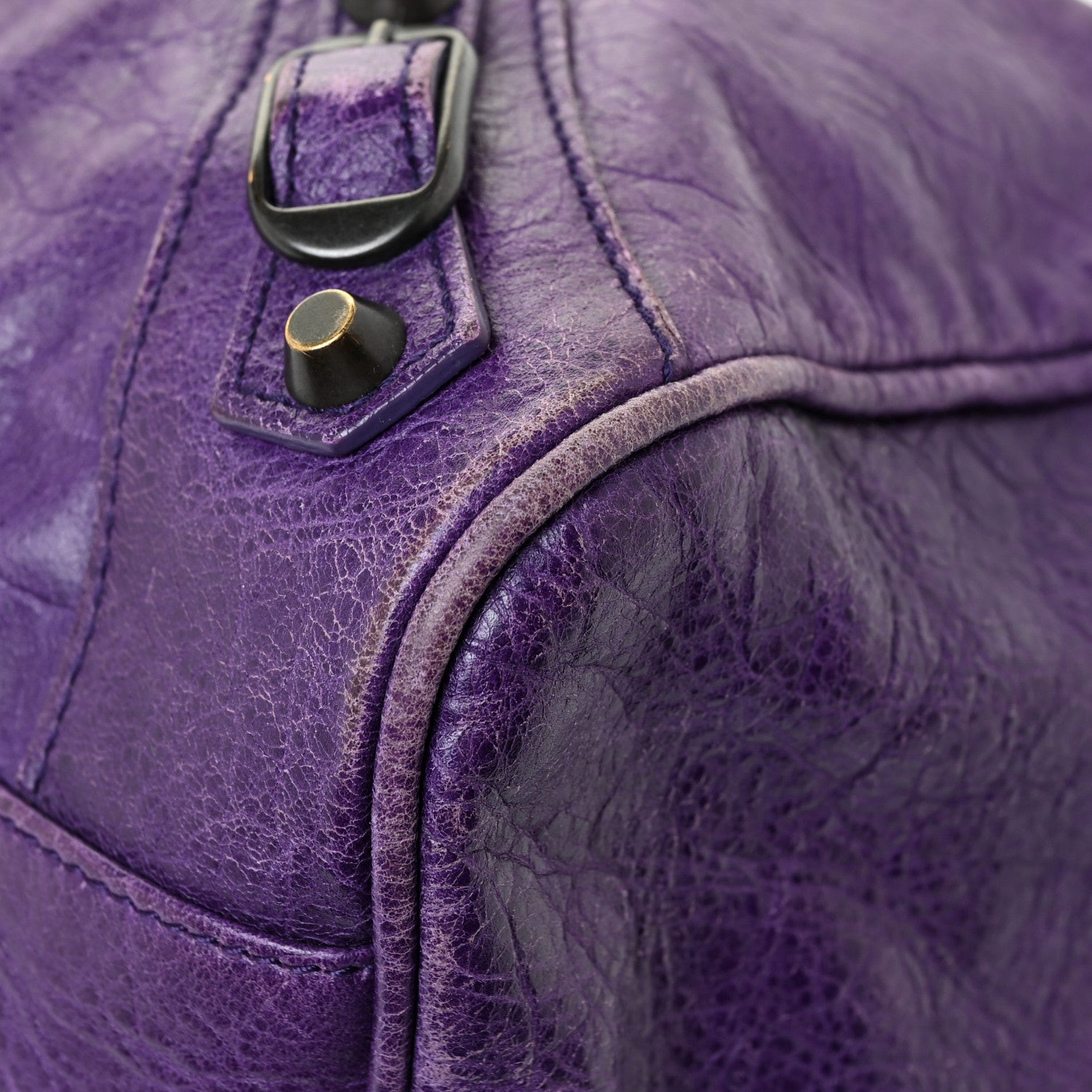 Balenciaga Agneau Classic Hardware Velo Dark Violet 12 of 38