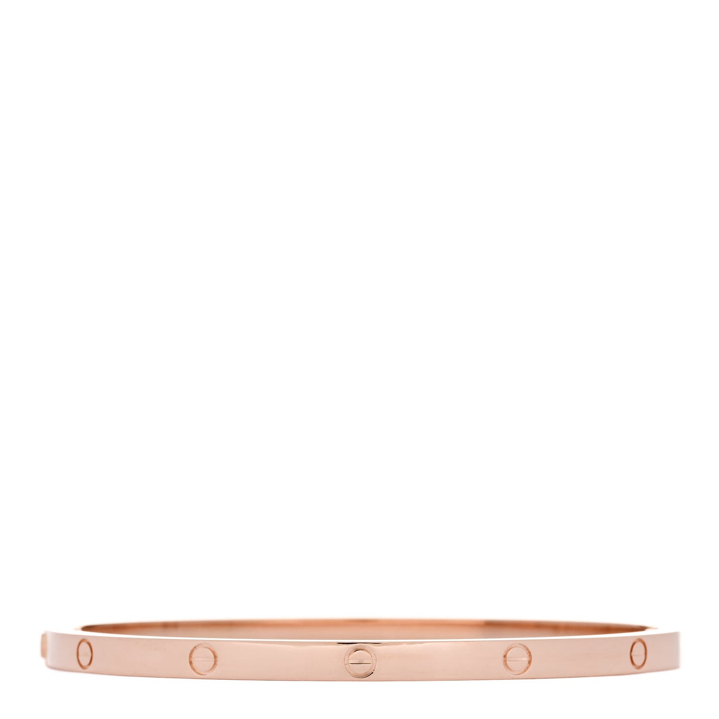 18K Pink Gold Small LOVE Bracelet 17