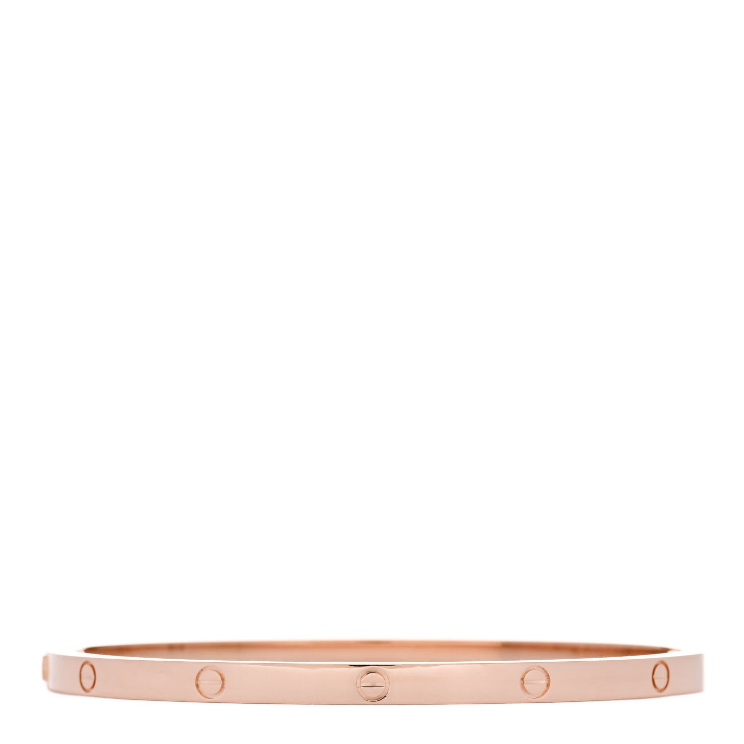 Cartier 18K Pink Gold Small LOVE Bracelet 17 2 of 8