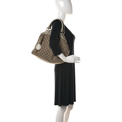 Gucci Monogram Medium Sukey Tote Champagne 2 of 11