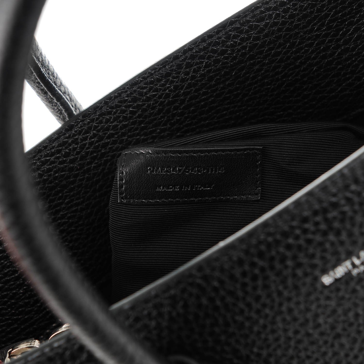 Saint Laurent Grained Calfskin Large Sac De Jour Black 7 of 7