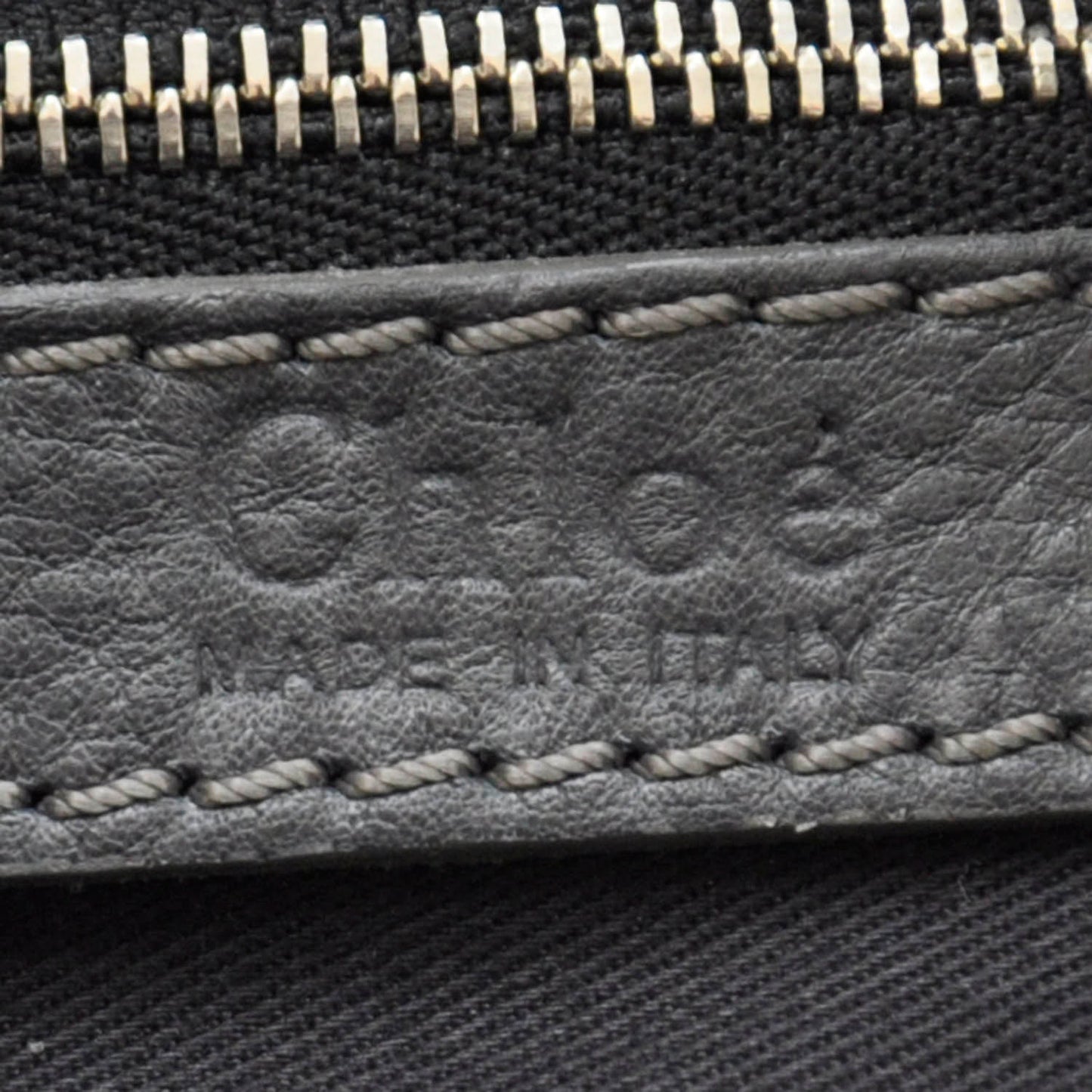Leather Paddington Grey