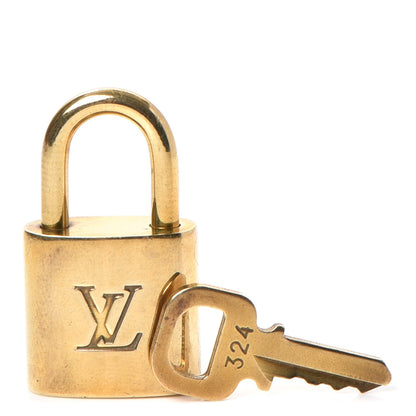 Louis Vuitton Brass Lock and Key Set #324 1 of 6