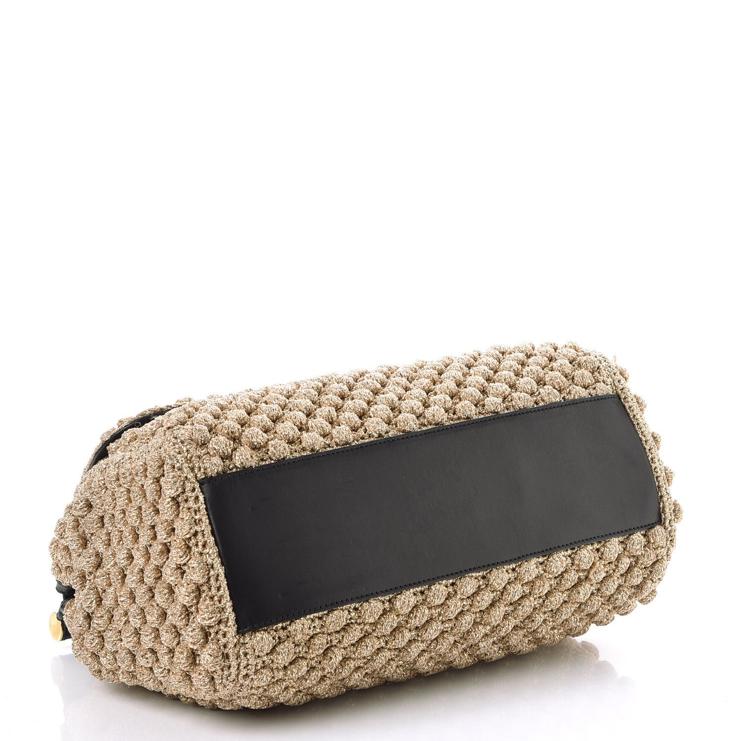 Dolce & Gabbana Metallic Crochet Miss Sicily Top Handle Flap Gold 5 of 10