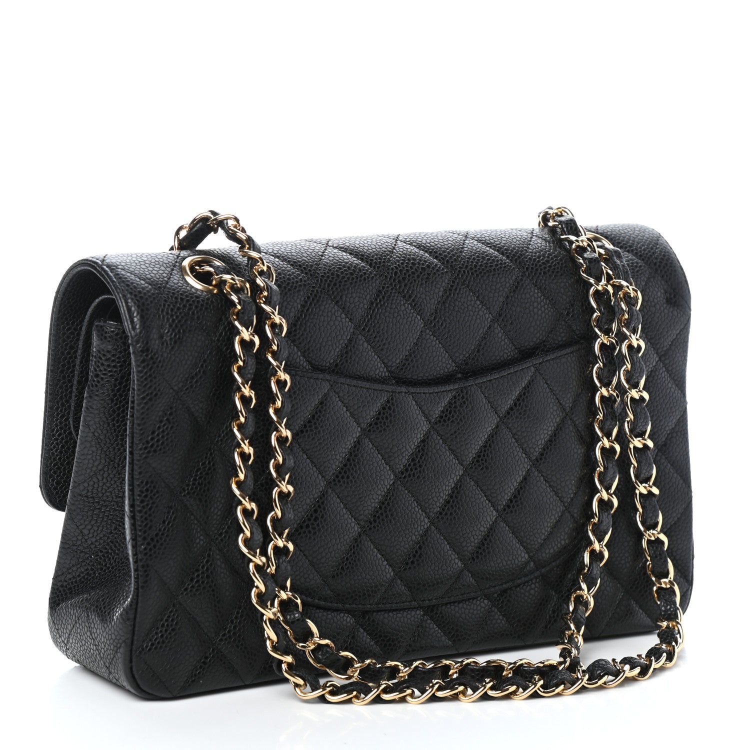Chanel Caviar Quilted Medium Double Flap Black 4 of 10