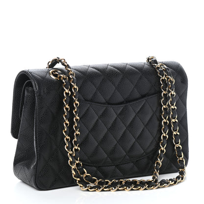 Chanel Caviar Quilted Medium Double Flap Black 4 of 10