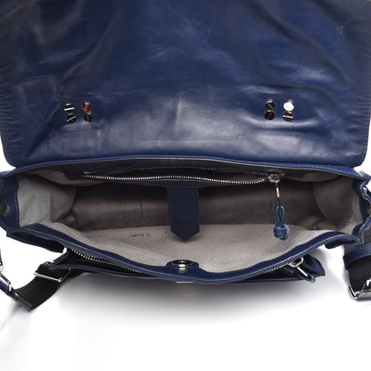 Proenza Schouler Nylon Calfskin Medium PS1 Satchel Indigo 8 of 10