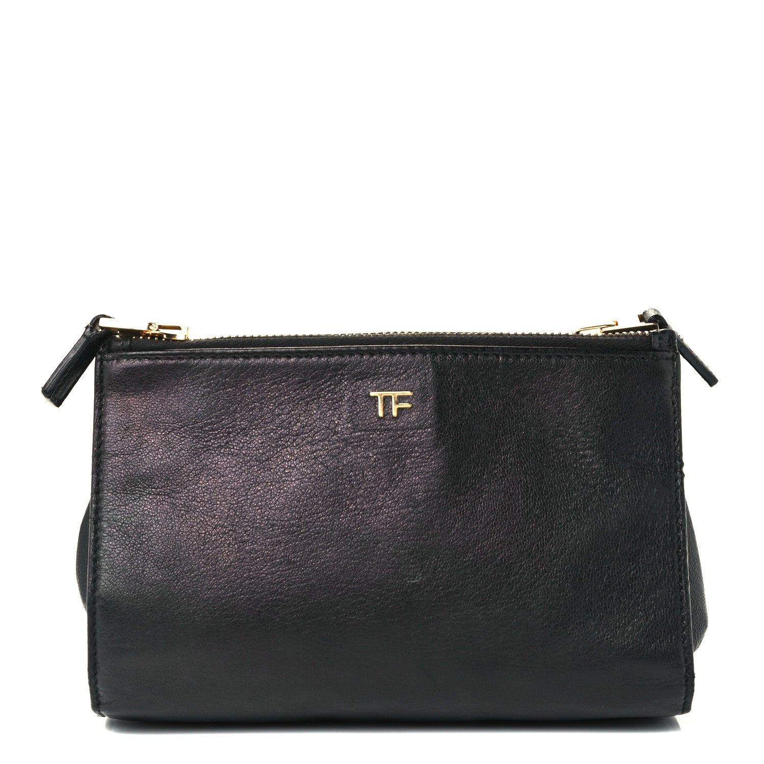 Tom Ford Grained Calfskin Cosmetic Pouch Black 1 of 9