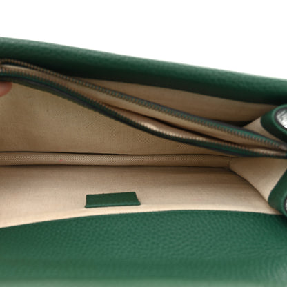 Gucci Pebbled Calfskin Small Dionysus Shoulder Bag Emerald 6 of 14
