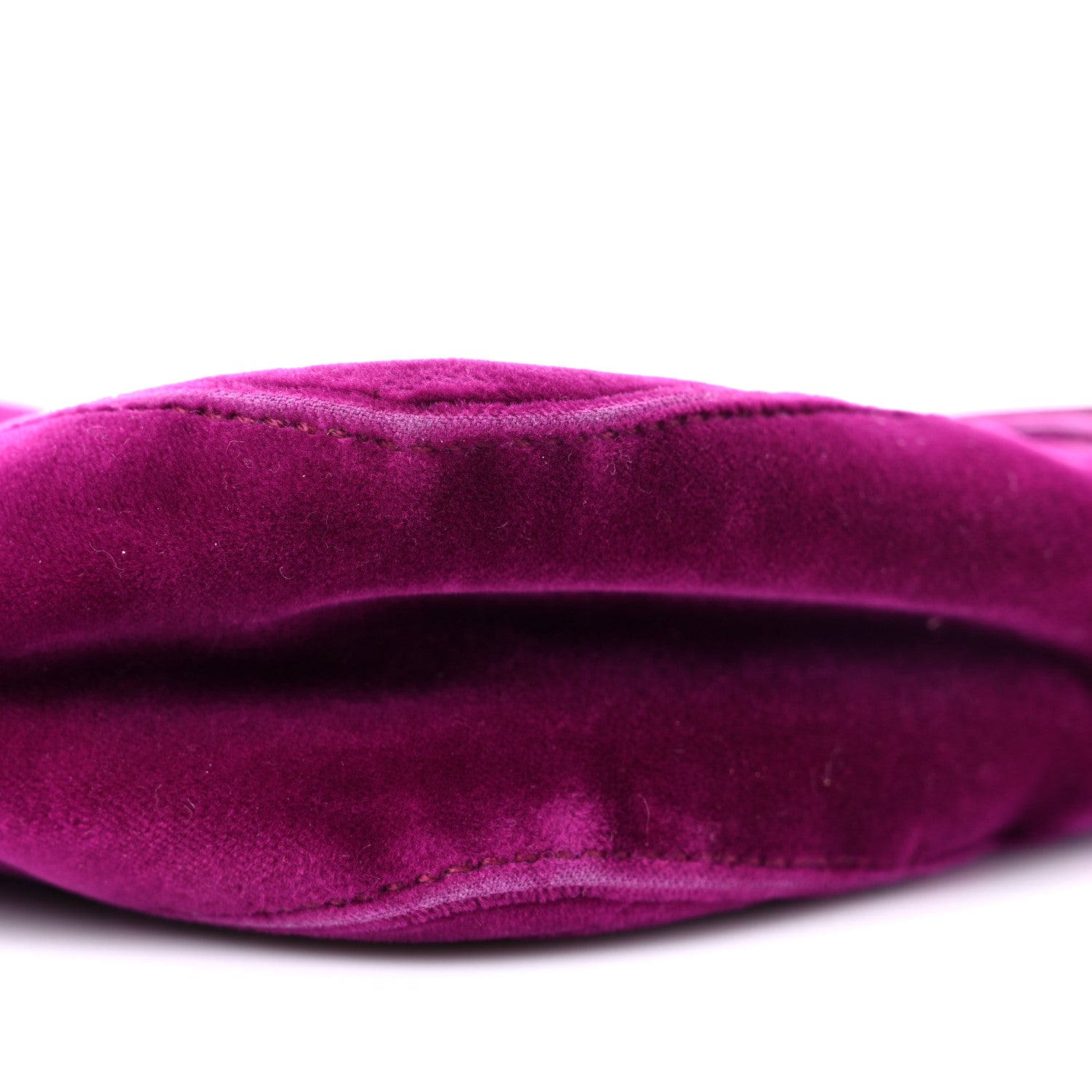Gucci Velvet Matelasse Medium GG Marmont Shoulder Bag Fuchsia Violet Cyclamen 10 of 25