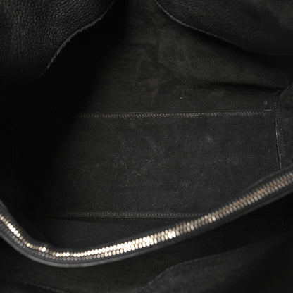 Saint Laurent Grained Calfskin Small Supple Sac De Jour Black 6 of 10