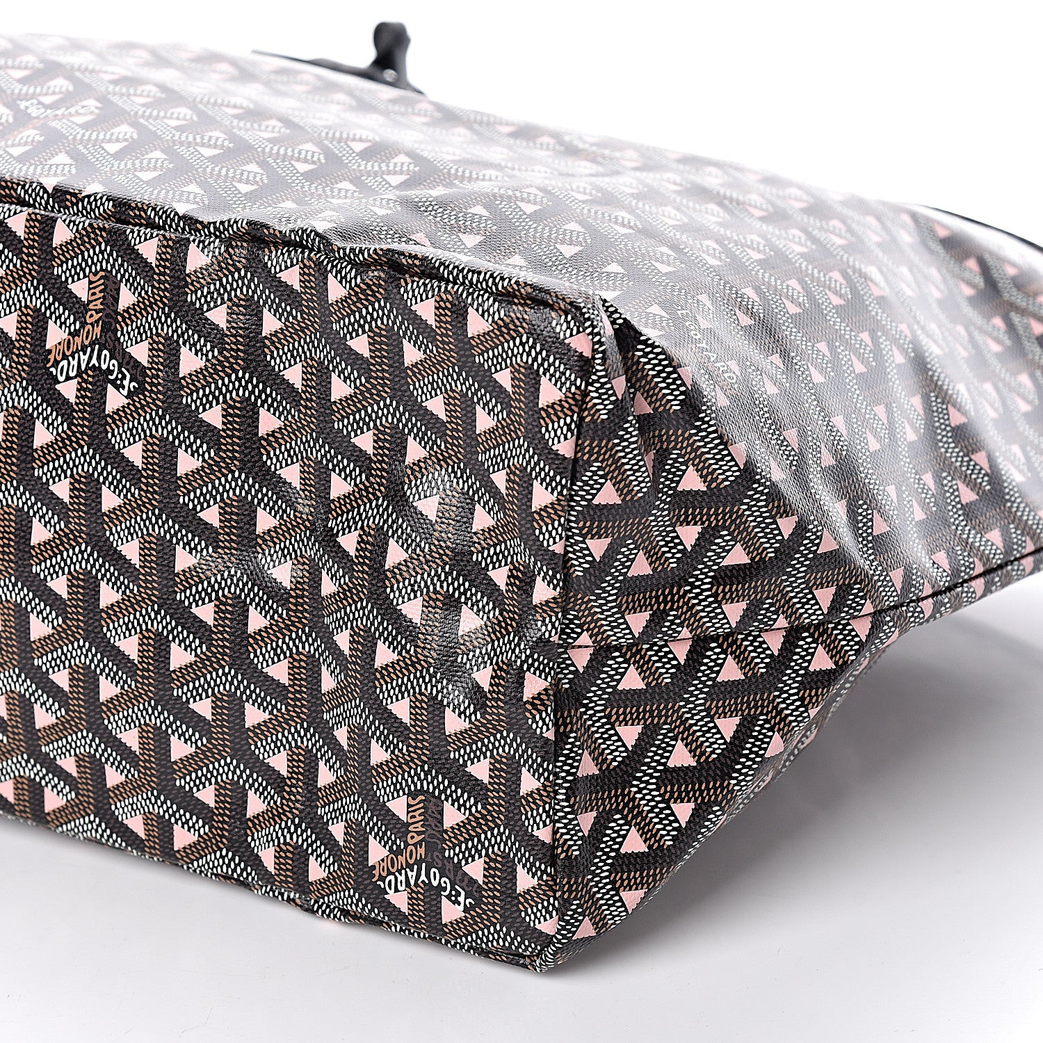 Goyard Goyardine Saint Louis Claire Voie PM Black Pink 11 of 11