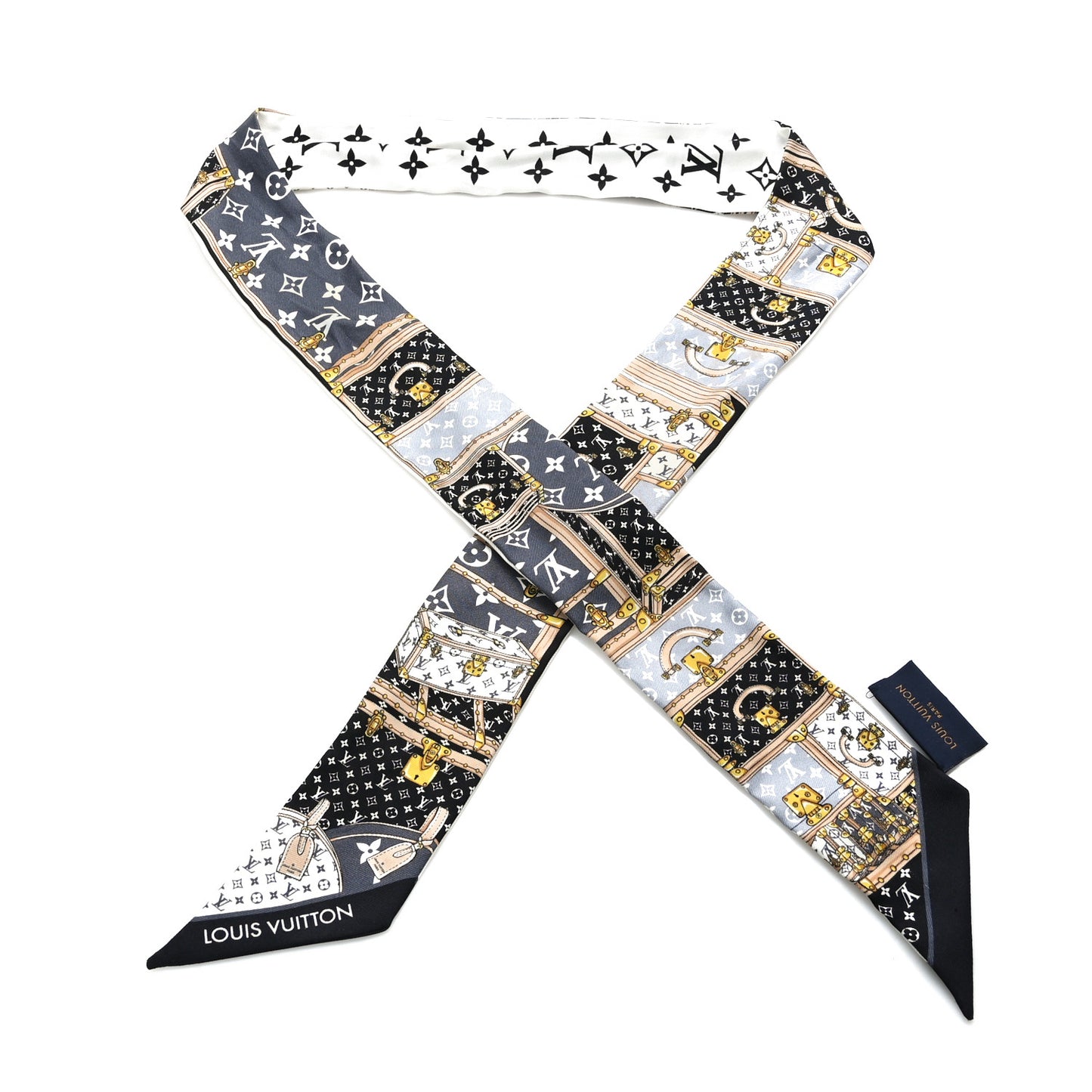 Silk Monogram Let's Go BB Bandeau Black