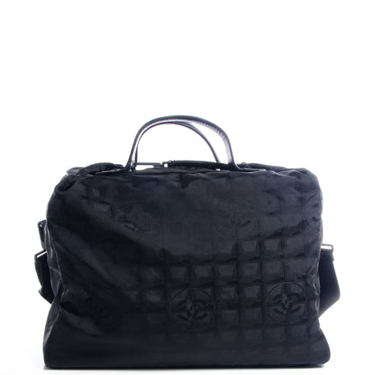 Chanel Nylon Travel Duffel Bag Black 1 of 8