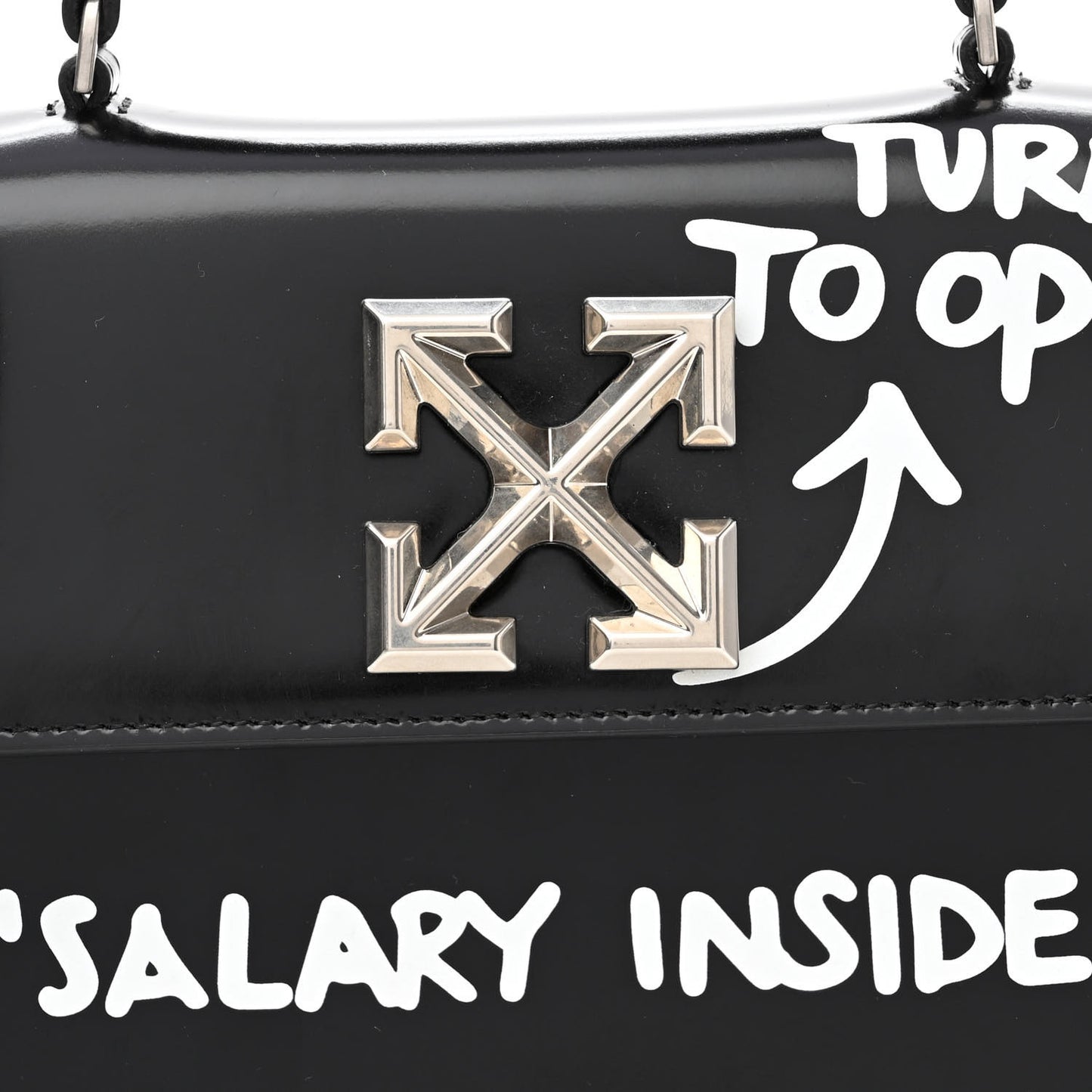 Calfskin Salary Jitney 1.4 Shoulder Bag Black